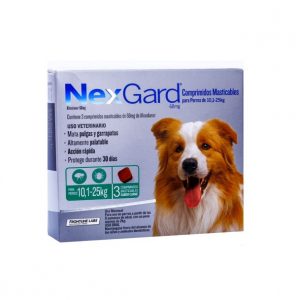 Nexgard 10 25kg 1 comprimido3