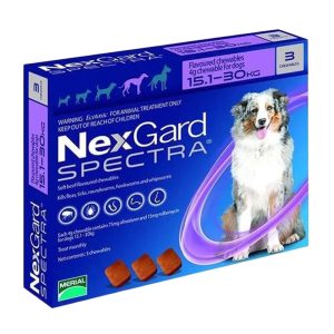 Nexgard Spectra 15.130 kg – 3 Comprimidos