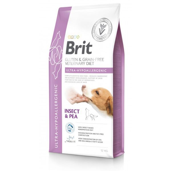 Brit Care Dog GF Ultrahypo Insect & Pea 12kg