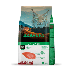 Bravery Cat Chicken Adult Sterilized 2kg