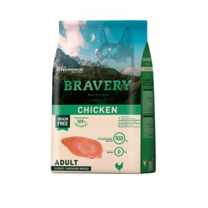 Bravery Dog Chicken Adult Large/ Medium 4kg
