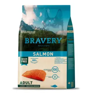 Bravery Dog Salmon Adult Large/ Medium 4kg