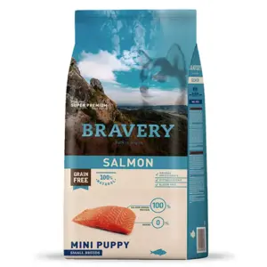 Bravery Dog Salmon Mini Puppy 2kg