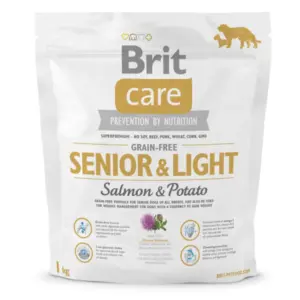 Brit Care Dog GF Senior Light Salmon 1kg